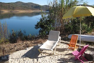 Uma noite em Cabana para 2 em Casa da Eira de Baixo em Santana da Serra (Beja)