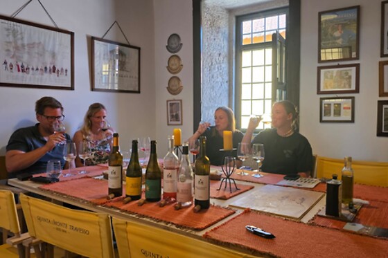 Visita à Adega e Vinha + Prova de 3 vinhos Reserva para 4 | Quinta do Monte Travesso (Tabuaço, Viseu)