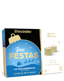 Boas Festas + Conjunto de velas