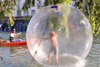 Slide + Escalada + Insufláveis + Canoagem + Water Ball para 2 | Corda Bamba (Tomar)