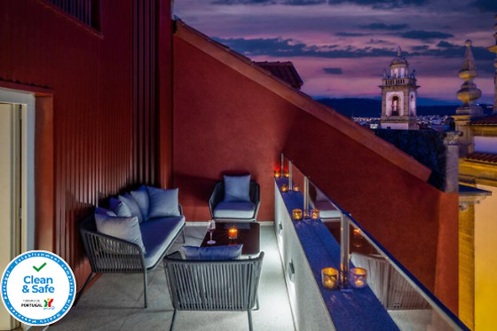Uma noite em quarto duplo com pequeno-almoço | Hotel Moon & Sun Braga