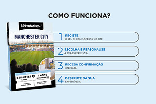 Manchester City Estadia - 1 jogo + 1 noite