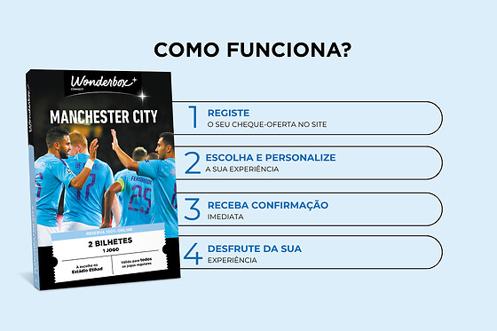 Manchester City - 2 bilhetes