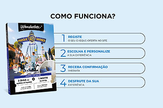 Parque Warner - 2 dias + 1 noite - 2 pessoas