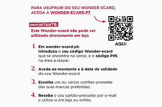 Cartão Presente Obrigado