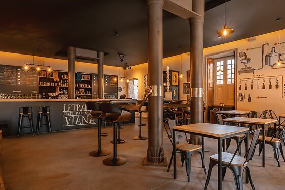 Refeição para dois na Letraria Viana – Craf Beer & Art (Viana do Castelo)