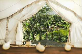 Uma noite em Cabana ou Tipi com pequeno-almoço para 2 na Quinta Alma em Aljezur (Faro)