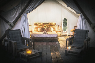 Uma noite em Cabana ou Tipi com pequeno-almoço para 2 na Quinta Alma em Aljezur (Faro)