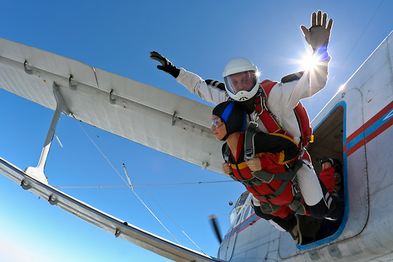 Salto tandem no Norte