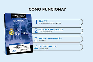 Real Madrid Tour Bernabéu – 1 adulto + 1 criança