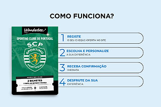 Sporting CP Experience - 2 bilhetes estádio + museu + 2 cachecóis