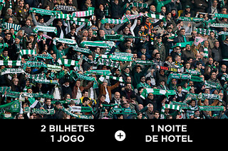 Sporting CP - 2 bilhetes jogo + 1 noite
