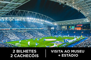 FC Porto Experience - 2 bilhetes estádio + museu + 2 cachecóis