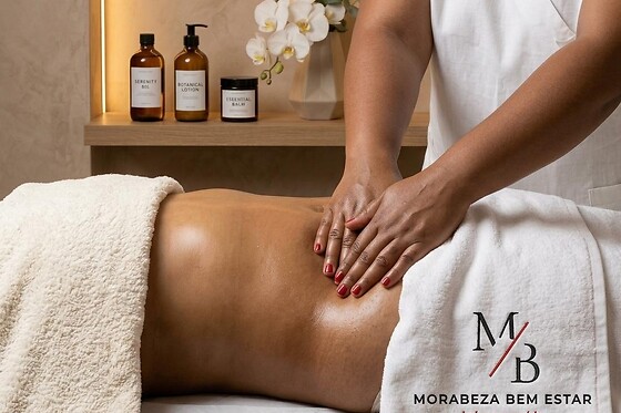 Uma massagem desportiva e relaxante corpo inteiro (50m) para 1 | Clínica Morabeza Bem Estar (Amadora)