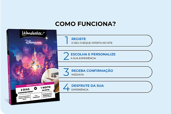 Disneyland Paris Estadia - 2 Dias / 2 Parques + 1 noite