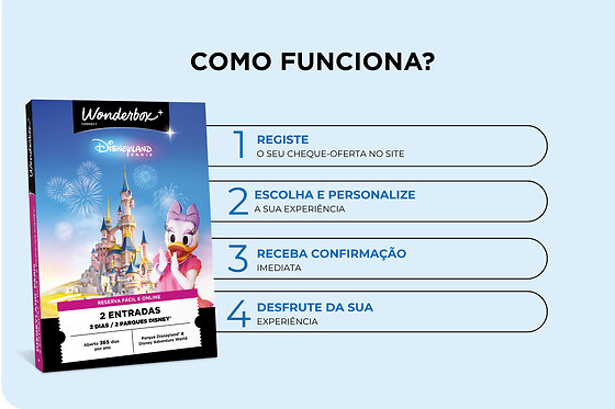 Disneyland Paris - 2 Dias / 2 Parques - 2 pessoas