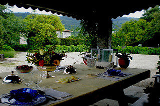 Noite e jantar em turismo rural