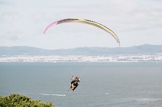 Voo de Parapente + Video Go pro + Edição 360º para 1 | Flywithgaus Paragliding (Fernão Ferro, Setúbal)