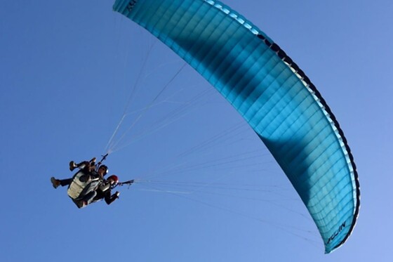 Voo de Parapente + Video Go pro + Edição 360º para 1 | Flywithgaus Paragliding (Fernão Ferro, Setúbal)