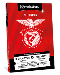 SL Benfica Redgift - 2 bilhetes jogo + voucher loja oficial