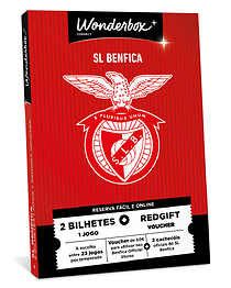 SL Benfica Redgift - 2 bilhetes jogo + voucher loja oficial