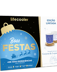 Boas Festas + Conjunto de copos