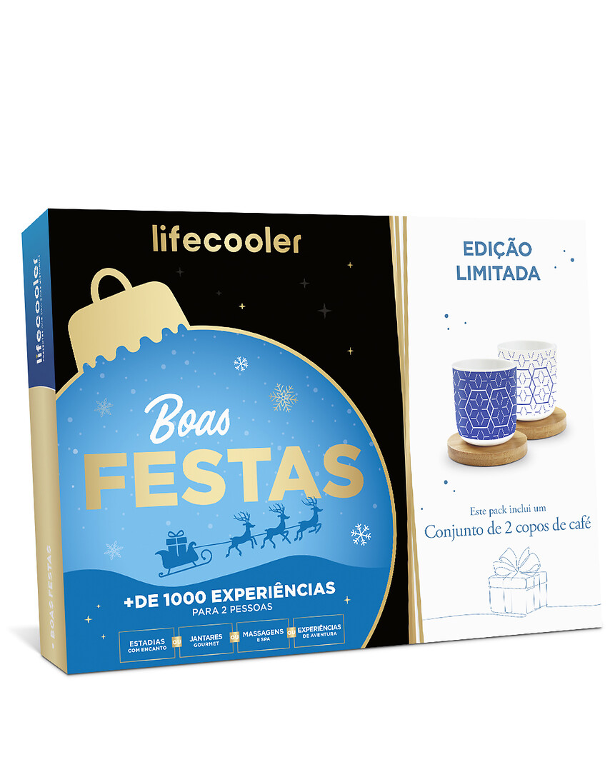 Boas Festas + Conjunto de copos