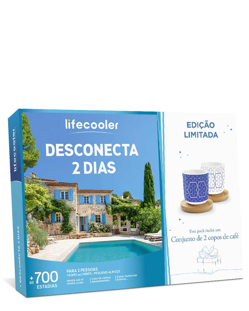 Desconecta 2 dias + Conjunto de copos