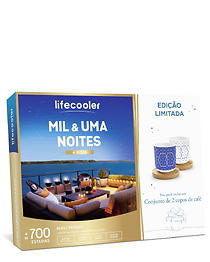 Mil & uma noites a dois + Conjunto de 2 copos