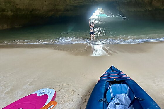 Tour ao pôr do sol/nascer do sol de kayak para 2 | Prestige Kayak Algarve (Porches, Lagoa)