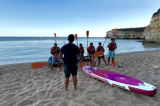 Tour ao pôr do sol/nascer do sol de kayak para 2 | Prestige Kayak Algarve (Porches, Lagoa)