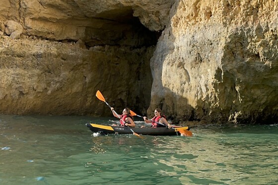 Tour ao pôr do sol/nascer do sol de kayak para 2 | Prestige Kayak Algarve (Porches, Lagoa)