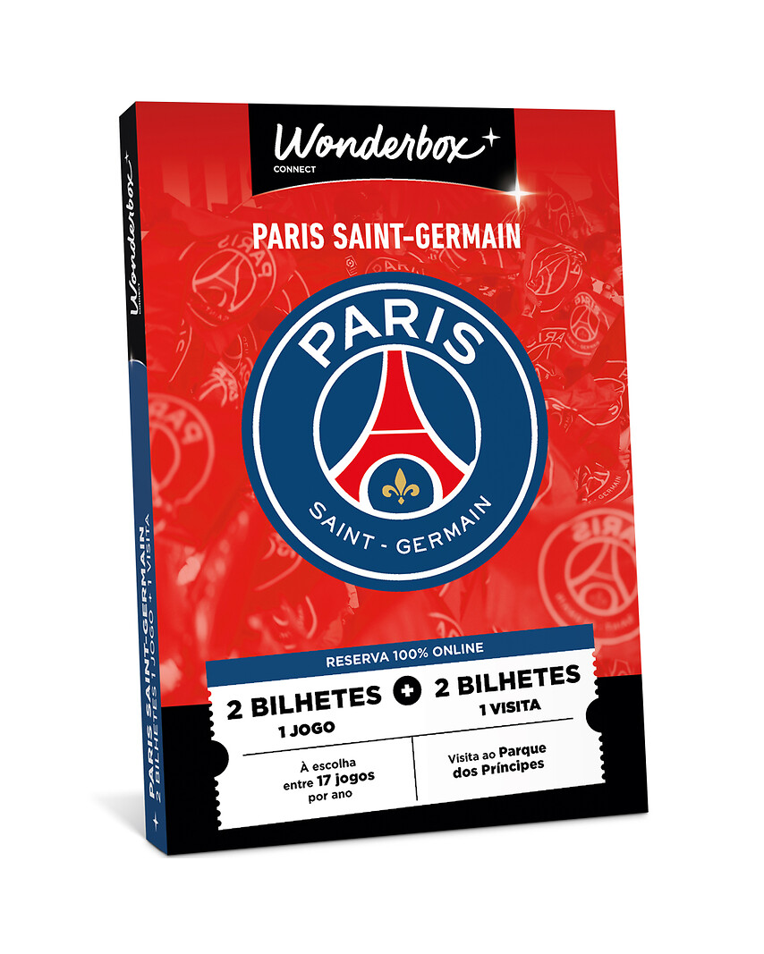 PSG Experience - 2 bilhetes jogo + tour estádio