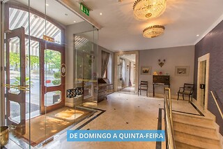Uma noite em quarto duplo com pequeno-almoço para 2 | Hotel do Elevador (Braga)