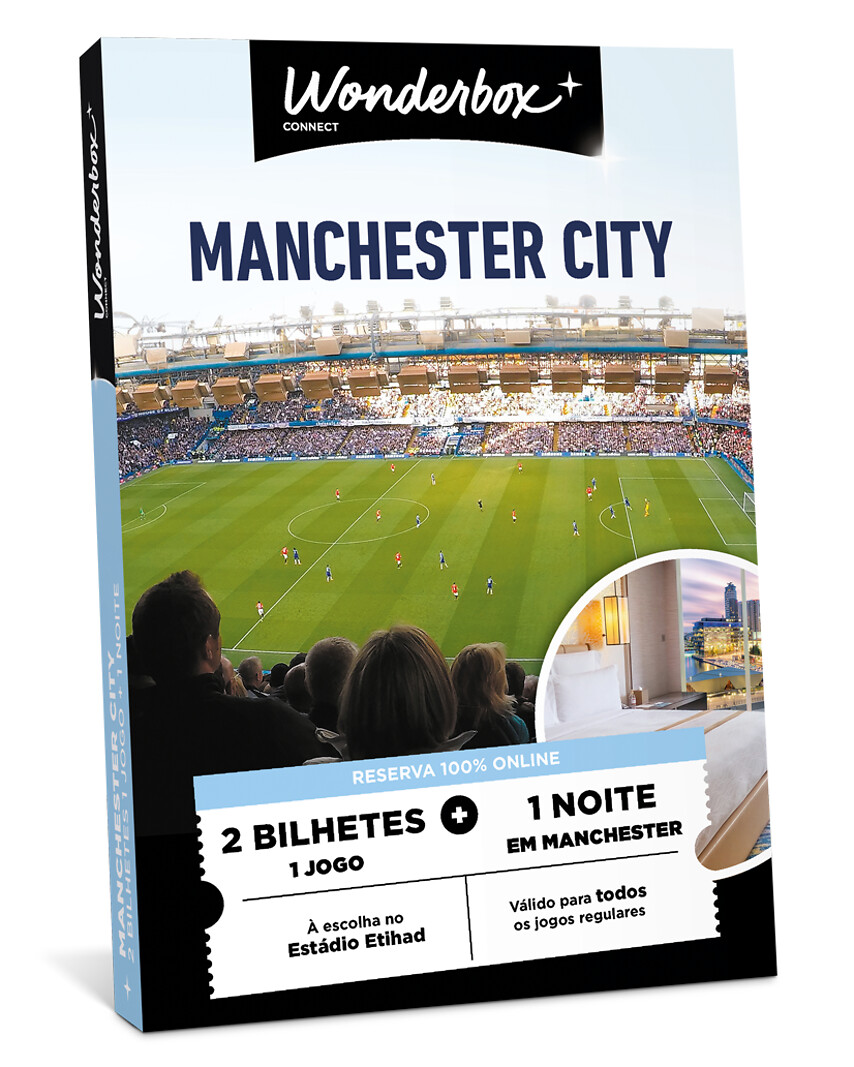 Manchester City Estadia - 1 jogo + 1 noite