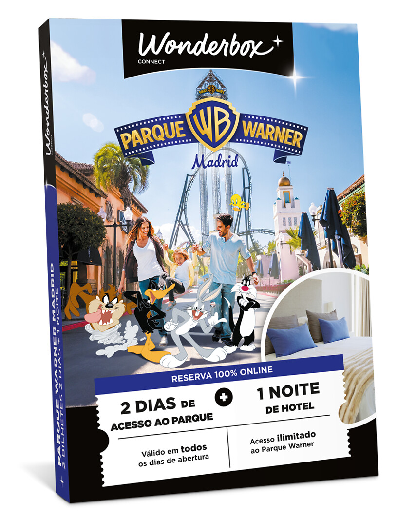 Parque Warner - 2 dias + 1 noite - 2 pessoas