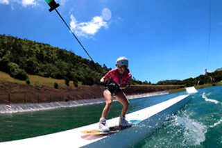 Aula de wakeboard nos Açores | 2 pessoas - 50 min | WPA Wake Park - São Miguel