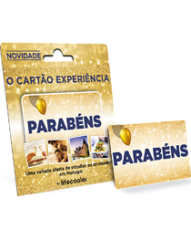 Cartão Experiência Parabéns