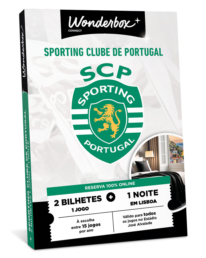 Sporting Clube de Portugal - 2 bilhetes + 1 noite