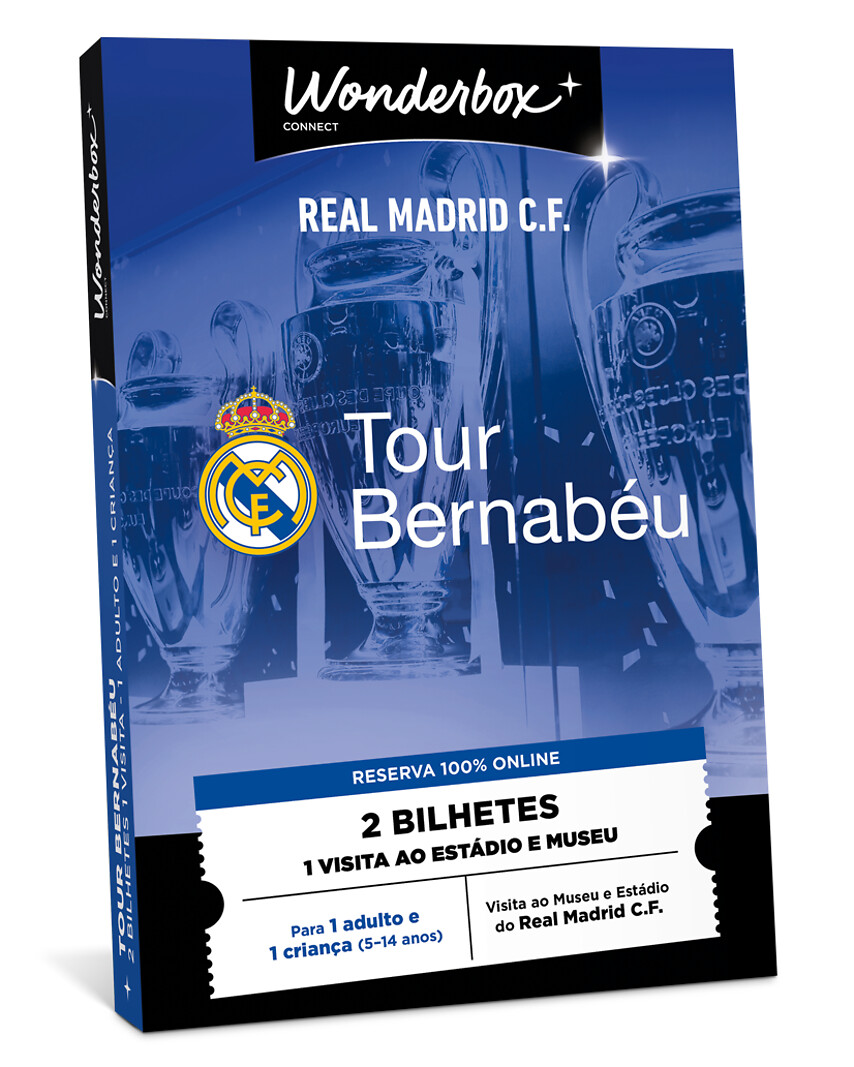 Real Madrid Tour Bernabéu – 1 adulto + 1 criança