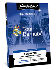 Real Madrid Tour Bernabéu – 2 adultos + 1 criança