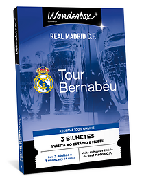 Real Madrid Tour Bernabéu – 2 adultos + 1 criança
